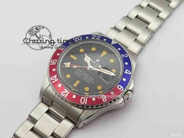 MiroTime 0519 BestValue GMT-Master Vintage 1675 SS BP Best Edition Blue Red Bezel A 3752